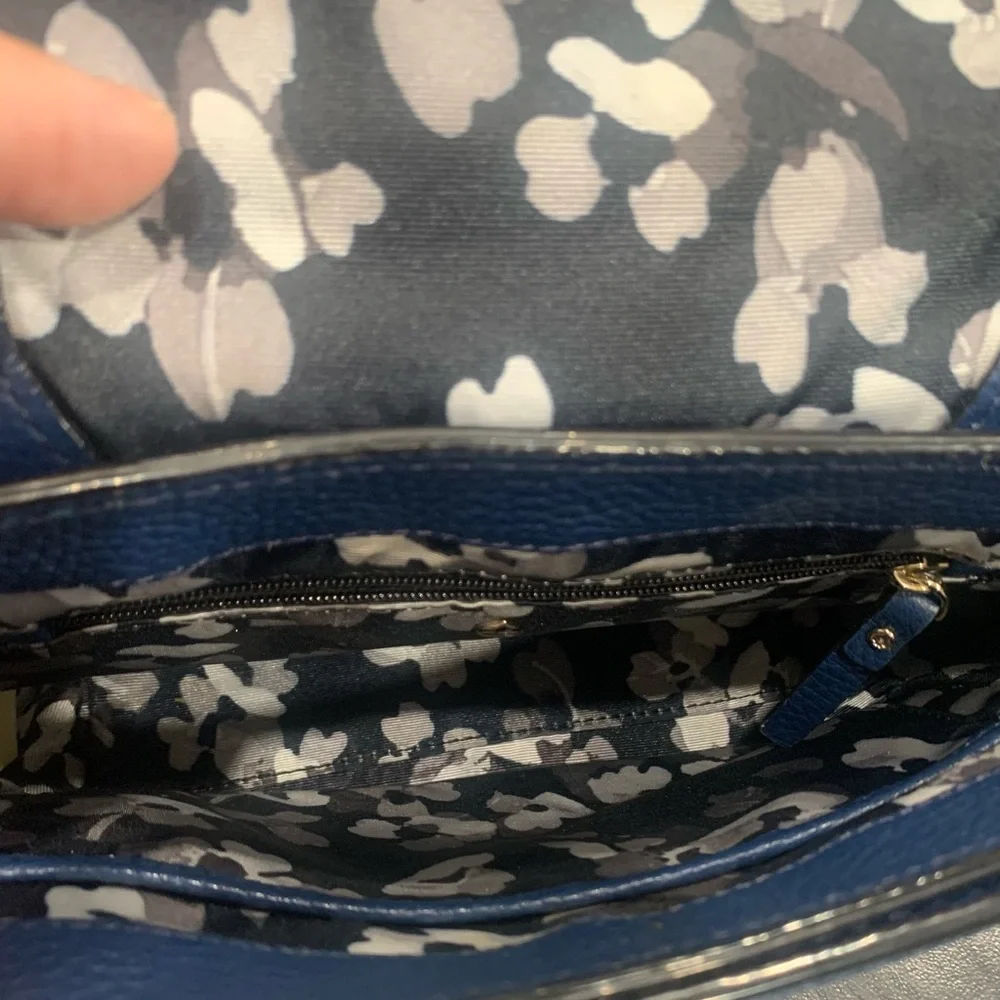 Kate Spade Blue Leather Crossbody Bag - Picture 6 of 14